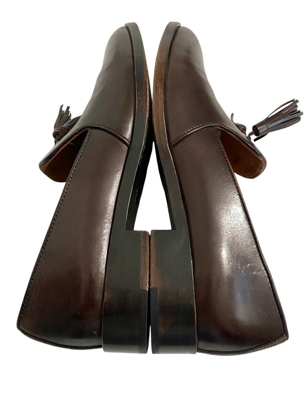 Frye Erica Venetian Leather Tassel Loafers Size 7 Preppy Classic Burgundy Brown